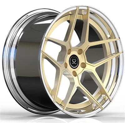 C63 AMG Coupe 5-Y Spoke Tuning Style 19-дюймовые изготовленные на заказ кованые диски из 2 частей