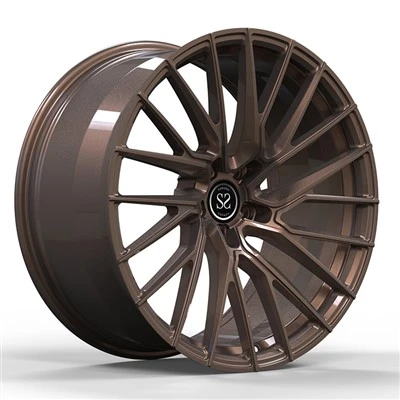 CLS 53 AMG Custom 21x9.5/11.5 кованые 1-PC автомобильные диски глянцевая бронза с плавающими колпаками