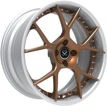 Бронзовые центры Полированное покрытие ствола Кованое колесо 21inch для BMW X5