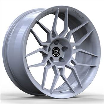 Изготовленные на заказ матовые серебряные 19x11 и 19x{3}}x114.3 кованые моноблочные диски для Nissan 350z
