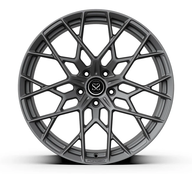 Monoblock Forged Matte Black Rims 22inch 22x10.5 22x11.5 Staggered Porsche Cayenne Custom Wheels