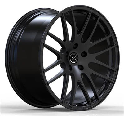 Изготовленные на заказ кованые диски для BMW Mercedes Benz Porsche Satin Black Monoblock 1 шт. вогнутые автомобильные колеса
